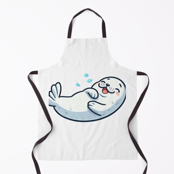Item preview, Happy Cartoon Seal – Minimal Vector Animal designed and sold by Confuzz1ed.