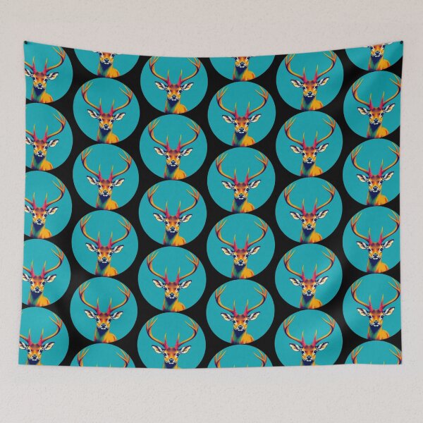 Item preview, Colorful cute Deer designed and sold by Dogandesighn.
