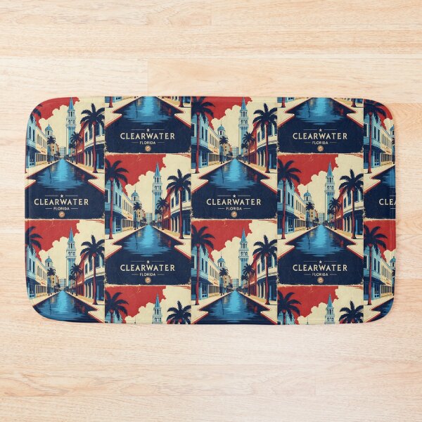 Item preview, Clearwater Florida 1950s USA Vintage Travel Tourism designed and sold by TravelersGems.