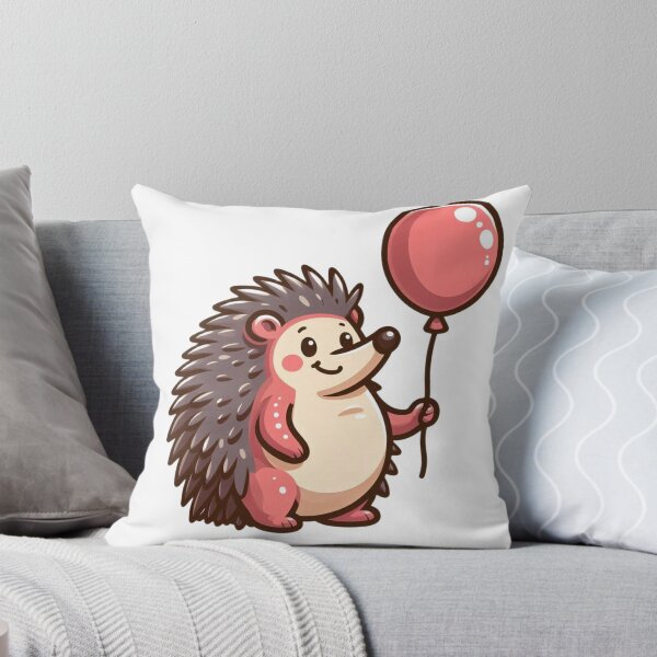 Artikelvorschau, Cartoon-Igel mit Ballon – Kinderfreundliches Design entworfen und verkauft von Confuzz1ed.