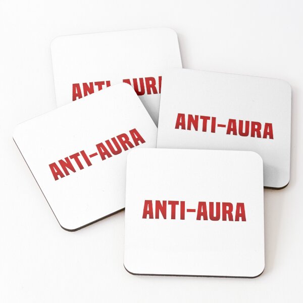 Item preview, Anti-Aura, Funny Quotes in Red designed and sold by Memes N Lore .