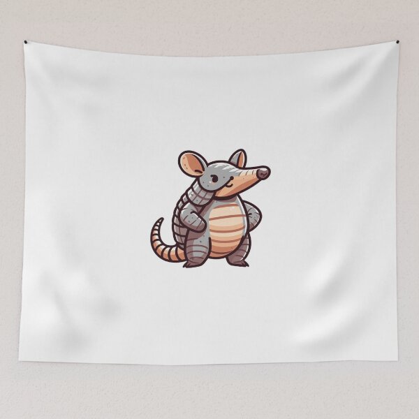 Item preview, Confident Cartoon Armadillo in Vector Style designed and sold by Confuzz1ed.