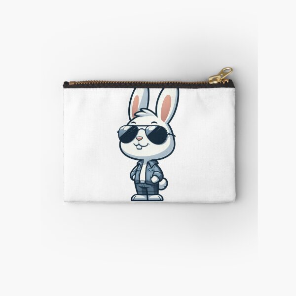 Item preview, Mischievous Cartoon Bunny in Shades - Cool Rabbit Vibes designed and sold by Confuzz1ed.