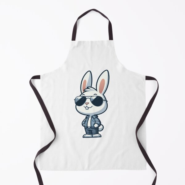 Item preview, Mischievous Cartoon Bunny in Shades - Cool Rabbit Vibes designed and sold by Confuzz1ed.