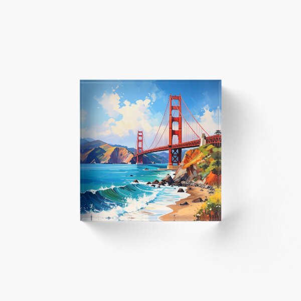 Item preview, San Francisco Golden Gate Bridge designed and sold by ArtFactoryAI.