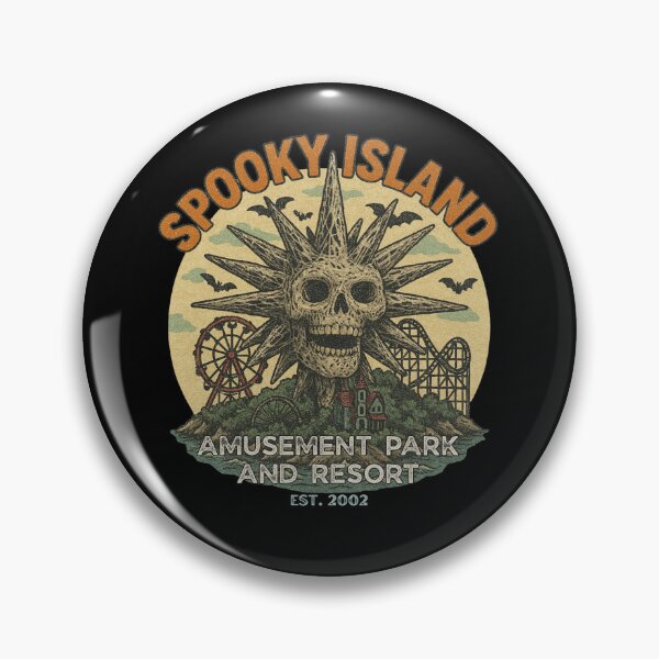 Item preview, Spooky Resort disco skull retro halloween  designed and sold by creepytoesart.