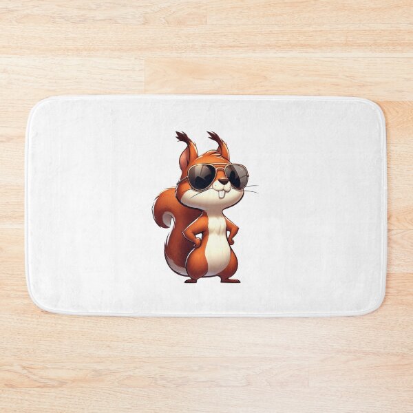 Item preview, Sassy Cartoon Squirrel with Shades - Nuts About Cool designed and sold by Confuzz1ed.