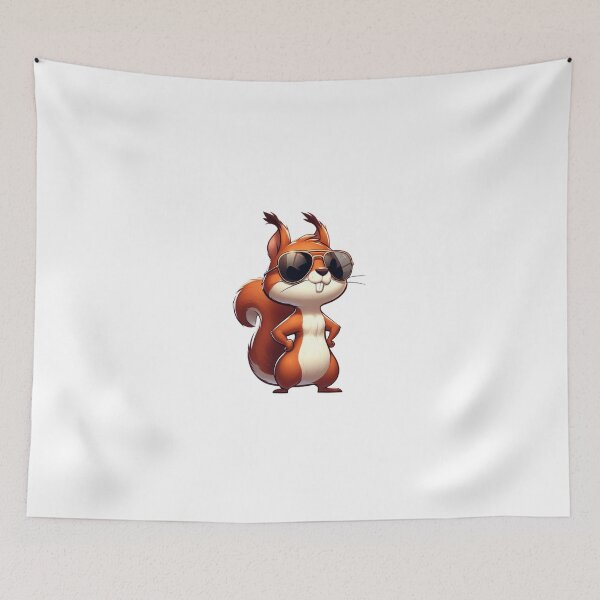Item preview, Sassy Cartoon Squirrel with Shades - Nuts About Cool designed and sold by Confuzz1ed.