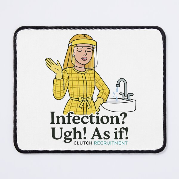 Item preview, Infection? Ugh! As if! designed and sold by clutchREC.