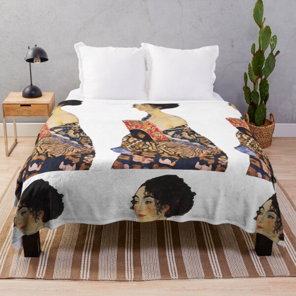 Item preview, Lady with a Fan Cutout version – Gustav Klimt  designed and sold by EmeraldeaArt.