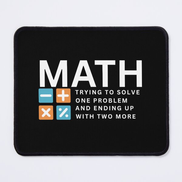 Item preview, Funny Math Quote – Solving One Problem and Creating Two More designed and sold by the science zoo.