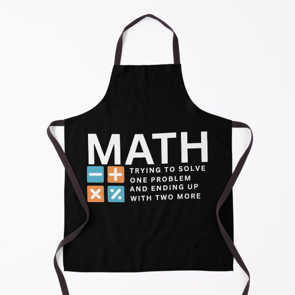 Item preview, Funny Math Quote – Solving One Problem and Creating Two More designed and sold by the science zoo.