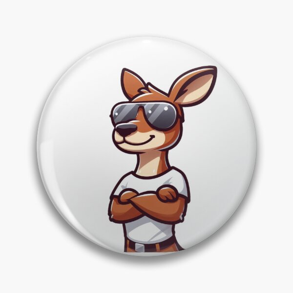 Item preview, Cool Cartoon Kangaroo in Aviator Shades - Aussie Swagger designed and sold by Confuzz1ed.
