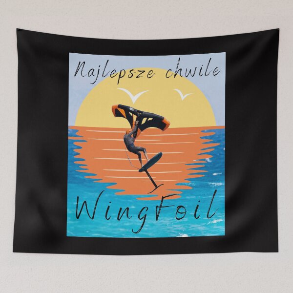 Item preview, WingFoil Najlepsze chwile Funny  Water Sport Gift  designed and sold by MojNetSerwis WWK.