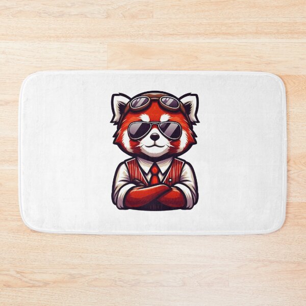 Item preview, Confident Red Panda in Shades - Cool Cartoon Vibe designed and sold by Confuzz1ed.
