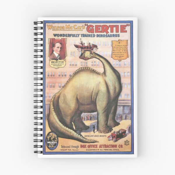 Item preview, Winsor McCay's Gertie - Animation History designed and sold by HeyFritters' Redbubble Shop.