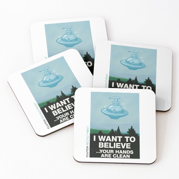 Item preview, UFO I Want to Believe... Your Hands are Clean designed and sold by clutchREC.