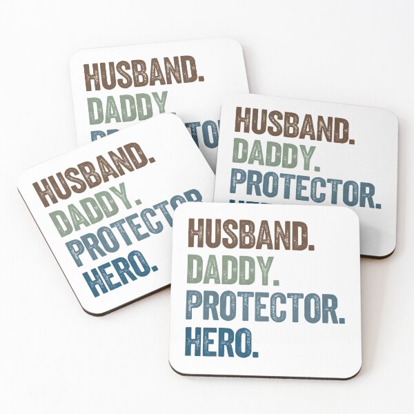 Item preview, Husband. Daddy. Protector. Hero.  designed and sold by CharmStudio.
