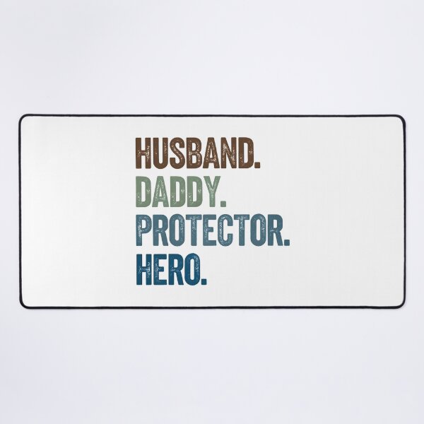 Item preview, Husband. Daddy. Protector. Hero. designed and sold by CharmStudio.