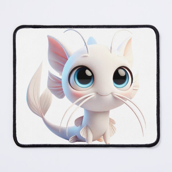 Item preview, Adorable White Catfish designed and sold by Sillytoe.