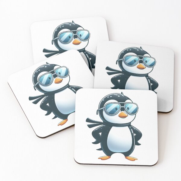 Item preview, Hero Penguin in Shades - Funny Cartoon Superbird designed and sold by Confuzz1ed.