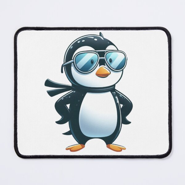 Item preview, Hero Penguin in Shades - Funny Cartoon Superbird designed and sold by Confuzz1ed.