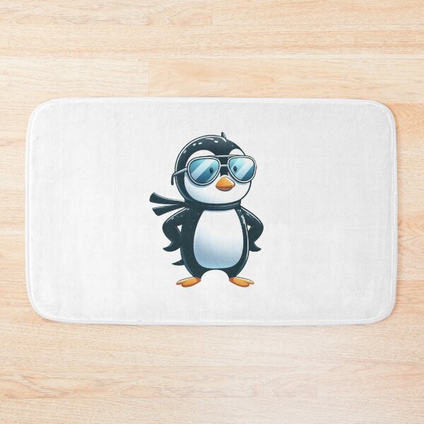 Item preview, Hero Penguin in Shades - Funny Cartoon Superbird designed and sold by Confuzz1ed.