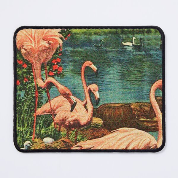 Item preview, Vintage Flamingo Print Retro Florida Chicks Tropical Island designed and sold by Retroaugogo.