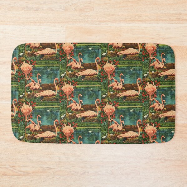 Item preview, Vintage Flamingo Print Retro Florida Chicks Tropical Island designed and sold by Retroaugogo.