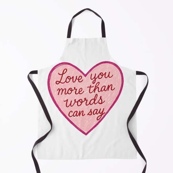 Item preview, Love You More Than Words Can Say Heart designed and sold by Owcomm.