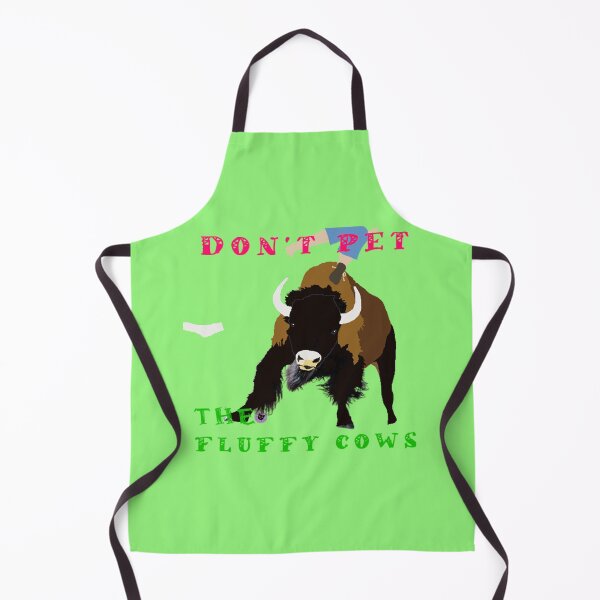 Item preview, Dont Pet the Fluffy Cows - American Bison designed and sold by StudioTanoshiiNeko.