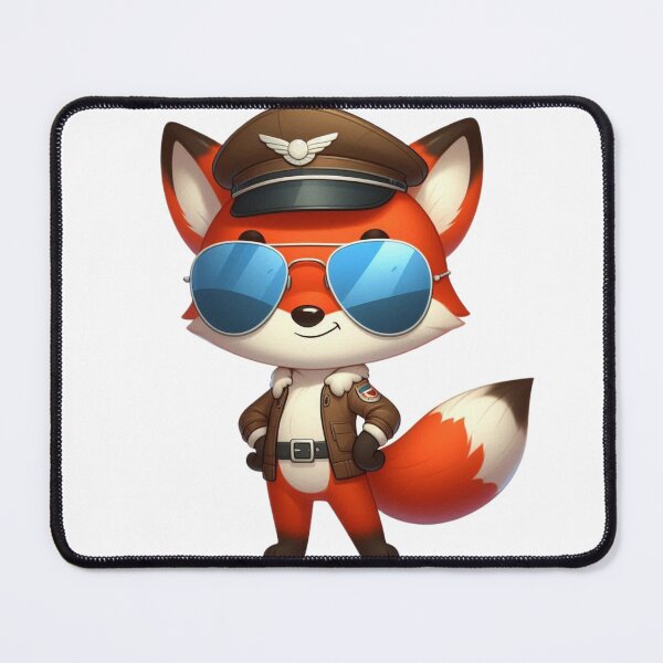 Item preview, Cool Cartoon Fox with Aviator Sunglasses - Funny Animal Attitude designed and sold by Confuzz1ed.
