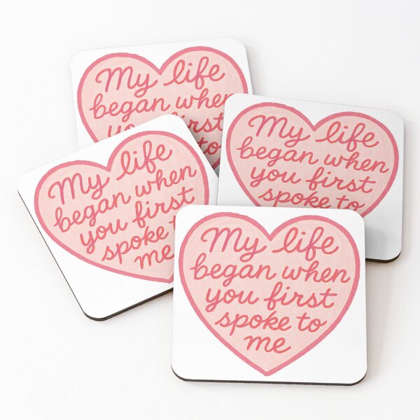 Item preview, My Life Began When You First Spoke To Me Heart designed and sold by Owcomm.
