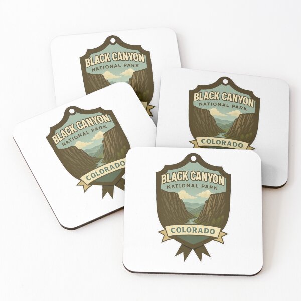 Item preview, Black Canyon of the Gunnison National Park – Colorado Retro Badge designed and sold by duke818.