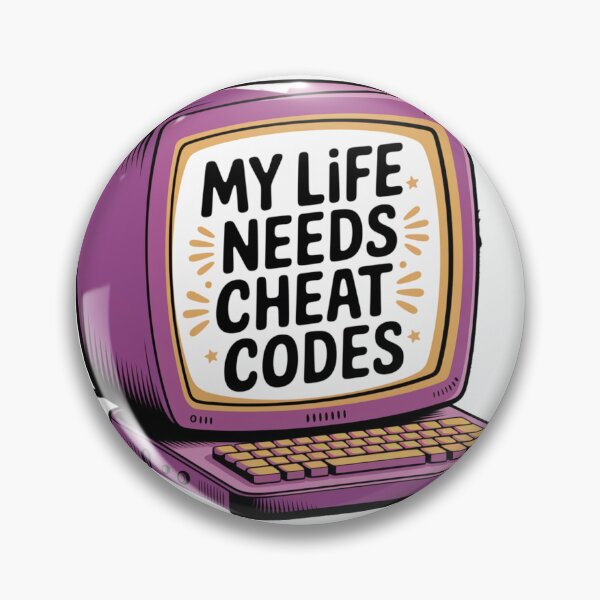Item preview, My Life Needs Cheat Codes designed and sold by WhimWiz.