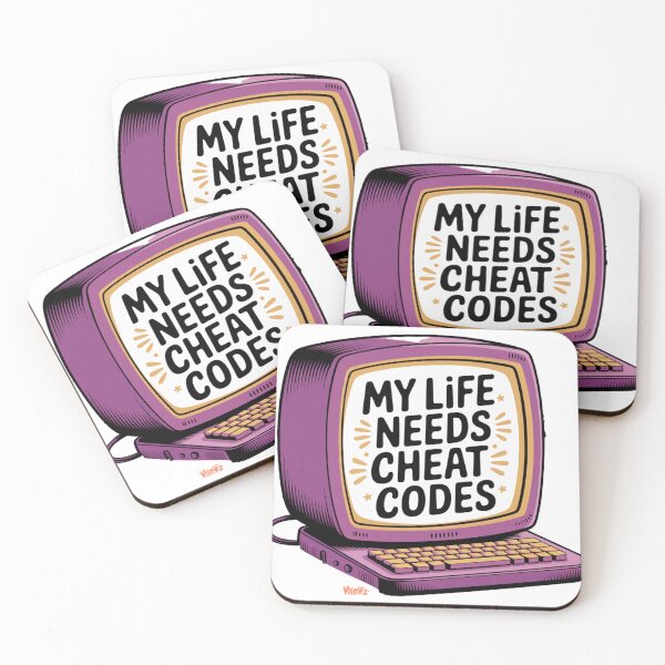 Item preview, My Life Needs Cheat Codes designed and sold by WhimWiz.