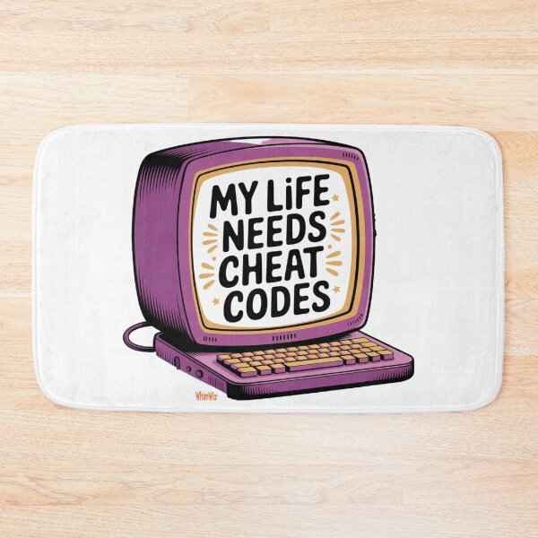 Item preview, My Life Needs Cheat Codes designed and sold by WhimWiz.