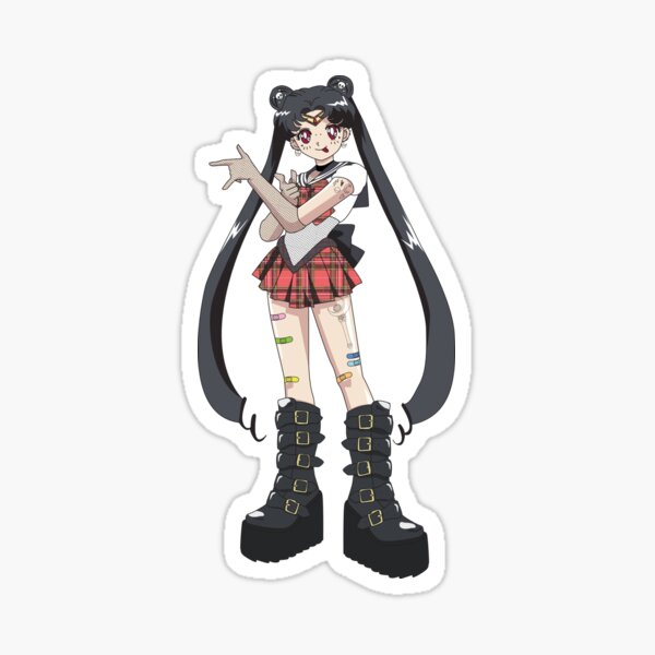 Item preview, Punk Emo Cool Sailor Moon  designed and sold by danlikesarte.