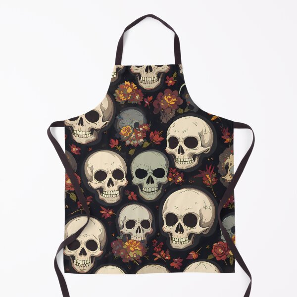 Item preview, Floral Skull Symphony Whimsical Art Patterns Fantasy Adventure designed and sold by ART ATTACK ZONE.