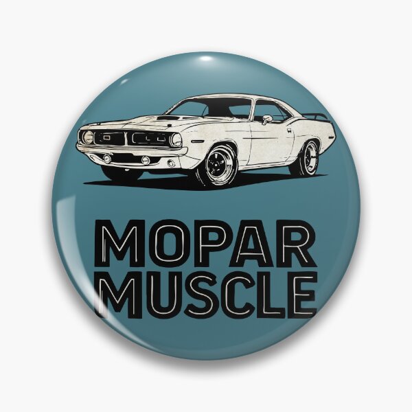 Artikelvorschau, Vintage Mopar Muscle Car – Retro-Linienkunst entworfen und verkauft von SteadyRolling.