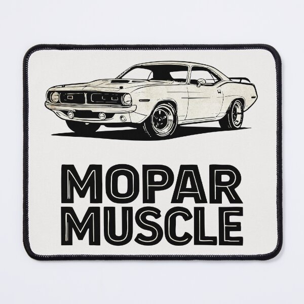 Artikelvorschau, Vintage Mopar Muscle Car – Retro-Linienkunst entworfen und verkauft von SteadyRolling.