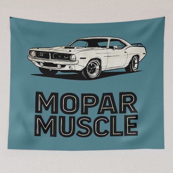Item preview, Mopar Muscle Car clásico: arte lineal retro designed and sold by SteadyRolling.