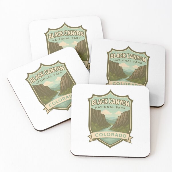 Item preview, Black Canyon of the Gunnison National Park – Colorado Retro Badge designed and sold by duke818.