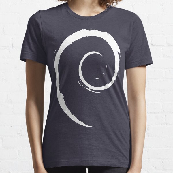 Debian White Essential T-Shirt