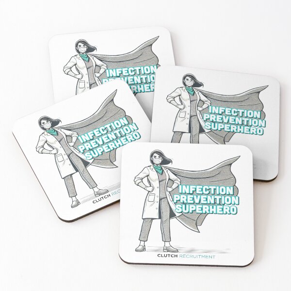 Item preview, Infection Prevention Superhero designed and sold by clutchREC.