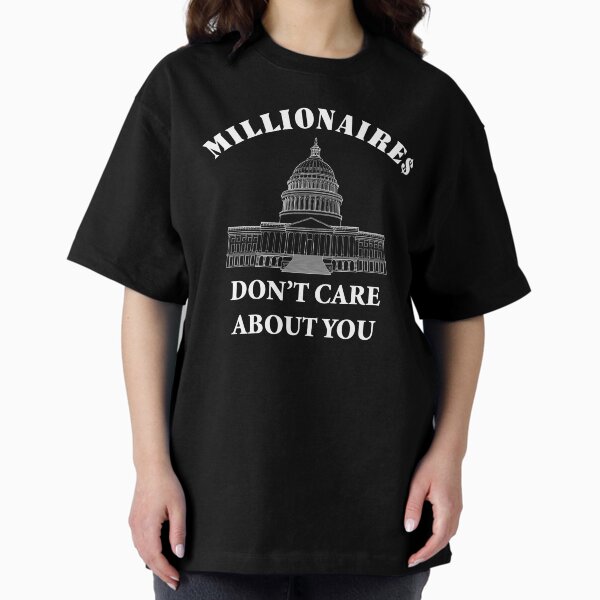 Item preview, Oligarchs in Charge White Text T-Shirt designed and sold by Social Justice Designs & Art.