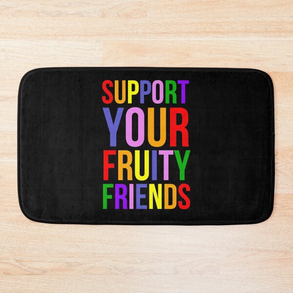 Item preview, Support your fruity friends funny LGBTQ pride gay rainbow designed and sold by snowry.