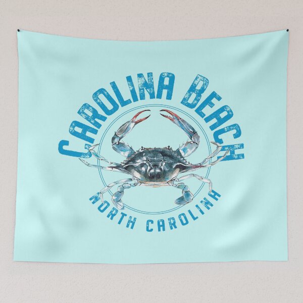 Item preview, Carolina Beach North Carolina Blue Crab Design designed and sold by Futurebeachbum.