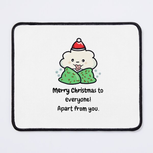 Item preview, Grumpy Cloudia: Merry Christmas to Everyone (Apart From You) designed and sold by MeiAndMatcha.