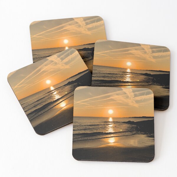 Item preview, Sunset at the Atlantic ocean, high contrast saturation designed and sold by Dryft7.